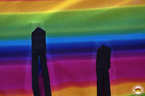 Image of HILASON Horse Fly Sheet UV Protect Breathable Mesh Bug Mosquito Spring | Summer Horse Rug | Fly Rug