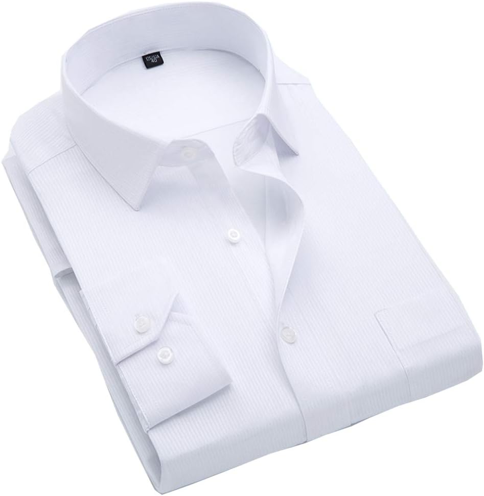 Camisa social masculina clássica casual listrada vertical slim fit manga longa