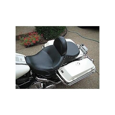Grasshopper Limited Drivers Backrest for Harley Davidson Touring NON Studded Quick Release for Street Glide, Road Glide, Road King includes mounting hardware 100% AMERICAN MADE Adjustable Forward and Back Cover
