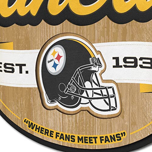 Image of YouTheFan NFL Pittsburgh Steelers FanCave Wall Art