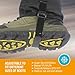 Leg Gaiters Waterproof Snow Boot Gaiters for Snowshoeing, Hiking, Hunting, Running, Motorcycle Anti-Tear Oxford Fabric, TPU Instep Belt Metal Shoelace Hook Adjustable top Buckle Strap for Outdoor