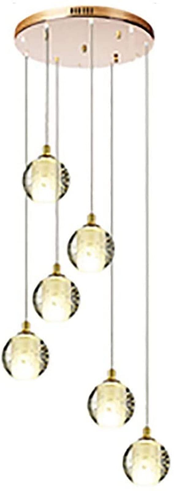 PCXEHUYP Chandelier Stairs Long Chandeliers,Spiral Staircase Ceiling Light Fixture for Hotel Living Room Home Bar, Crystal Spiral Chandelier-Silver 12(Silver,8)