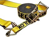 Seculok 2x27 Ratchet Straps with Double J Hooks, Breaking Strength: 10,000lbs