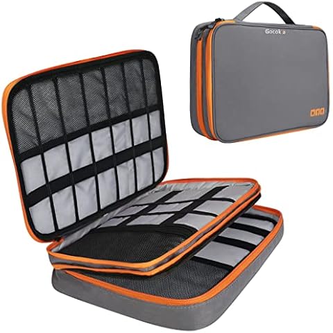 Gocokia Large Capacity Travel Cable Organizer Cover
