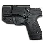 Concealed Carrier (TM) IWB Holster Smith & Wesson M&P Shield 9MM/.40 S&W - Veteran Owned Company - Inside Waistband Concealed Carry Holster for Pistol Gun