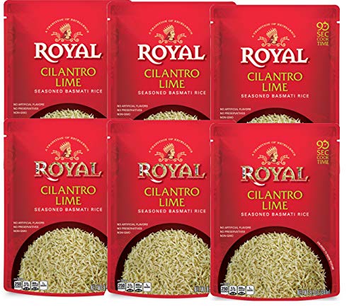 Royal - Cilantro Lime Seasoned Basmati Rice (Pack of Six) image 4
