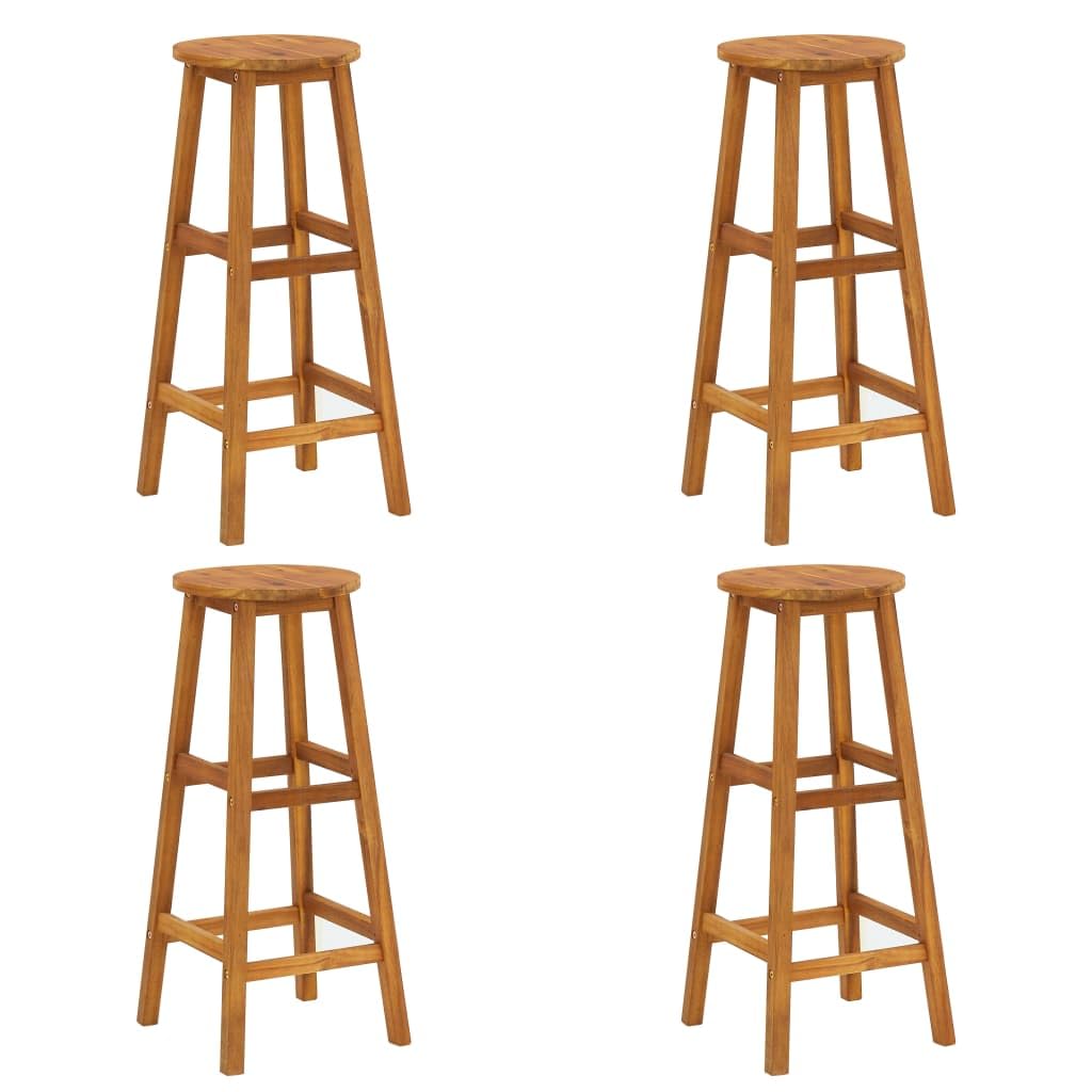 Ensemble de bar de jardin 9 pcs Bois d acacia solide
