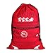 Extra Large 39x27 inches Drawstring Santa Sack | Personalized Jumbo Santa Bags for Storing Christmas Gifts, Holiday Presents, Stocking Stuffers or Decorations