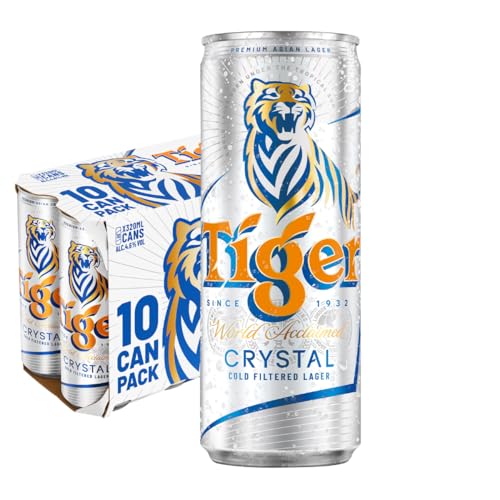 Tiger Crystal Beer Can 10 x 320ml