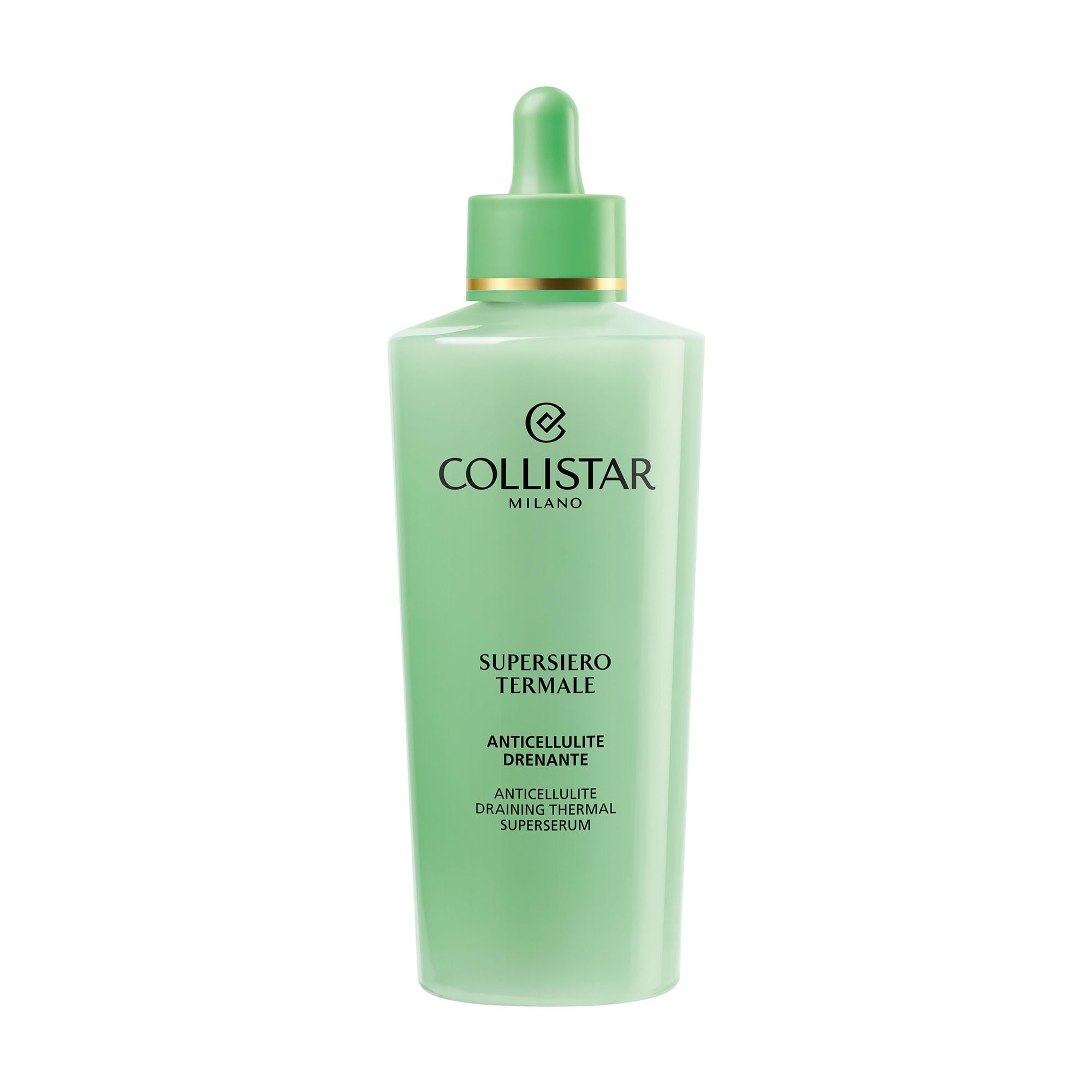 Collistar Supersérum Termal Anticelulítico Fuerte, Tratamiento Corporal Drenante, con Bergamota y Agua Termal, Reduce la Celulitis y Aporta Ligereza, 200 ml