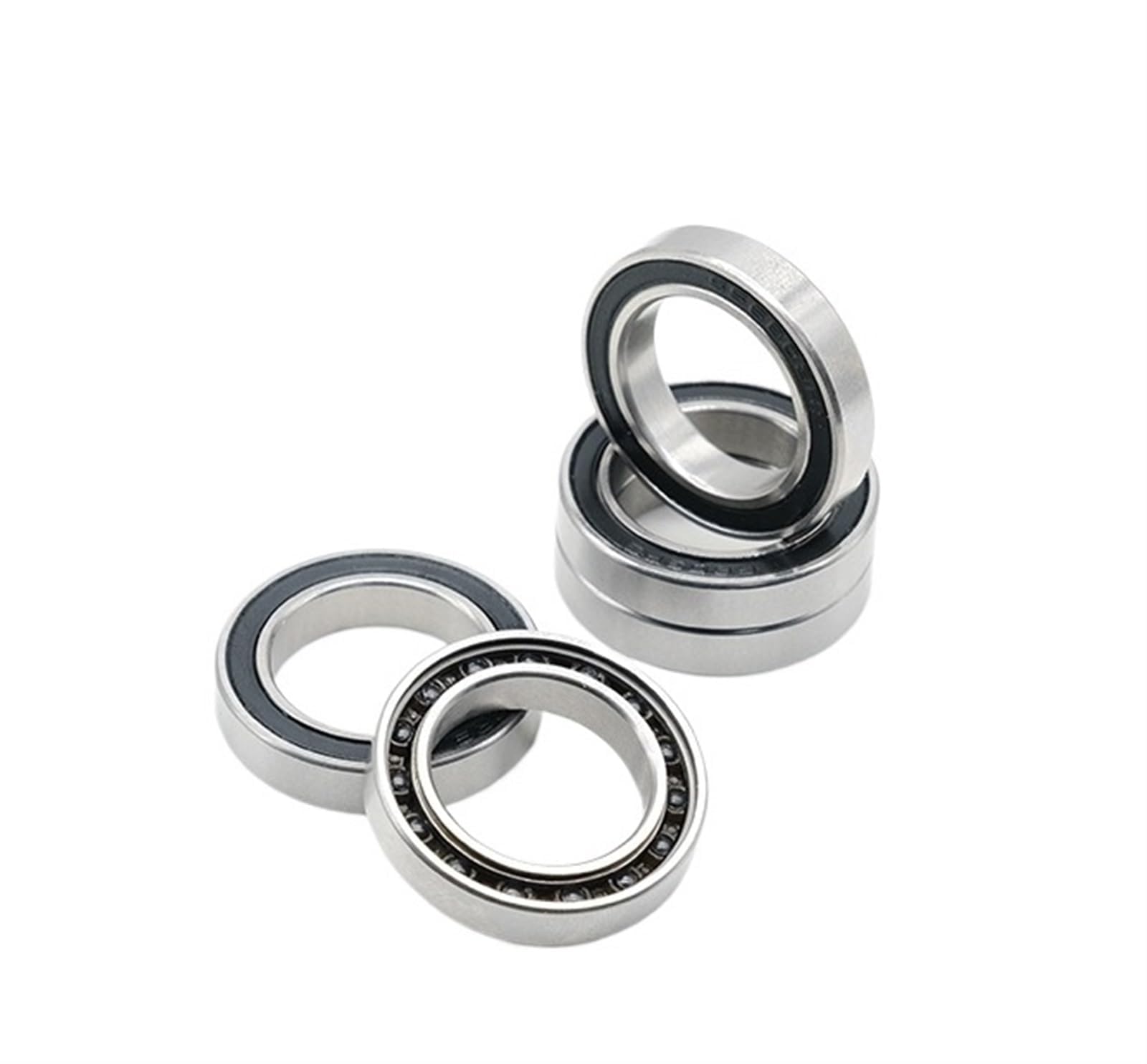 Bimetalowa uszczelka tarcza mikro łożysko zwykłe 1 szt. S6803 2RS ​​CB 17x26x5mm ABEC-7 hybrydowe ceramiczne ze stali nierdzewnej