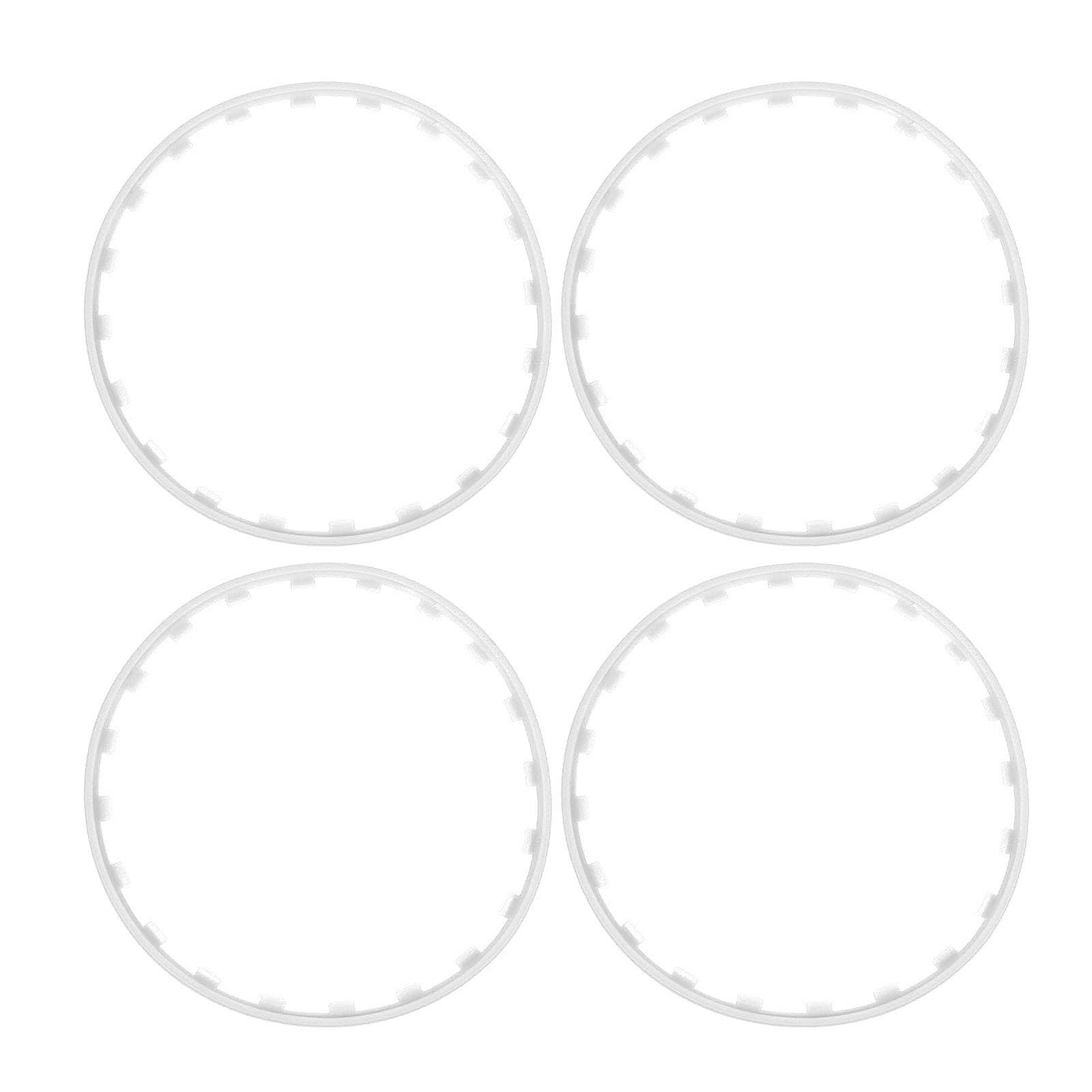 Fabater Lot de 4 Protecteurs de Jantes de Voiture, 20 Pouces, Anneau de Protection Contre Les éruptions Cutanées, Accessoires de Garniture de Bord de Roue, pour Modèle Y