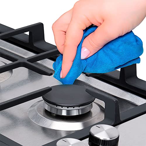 Cooktop Midea 4 Bocas Inox com Tripla-chama e Ferro Fundido Bivolt - CYA4B