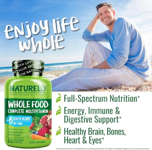 NATURELO Whole Food Multivitamin for Men
