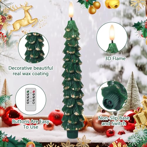 Bougies LED pour sapin de Noël à piles et programmables - 4