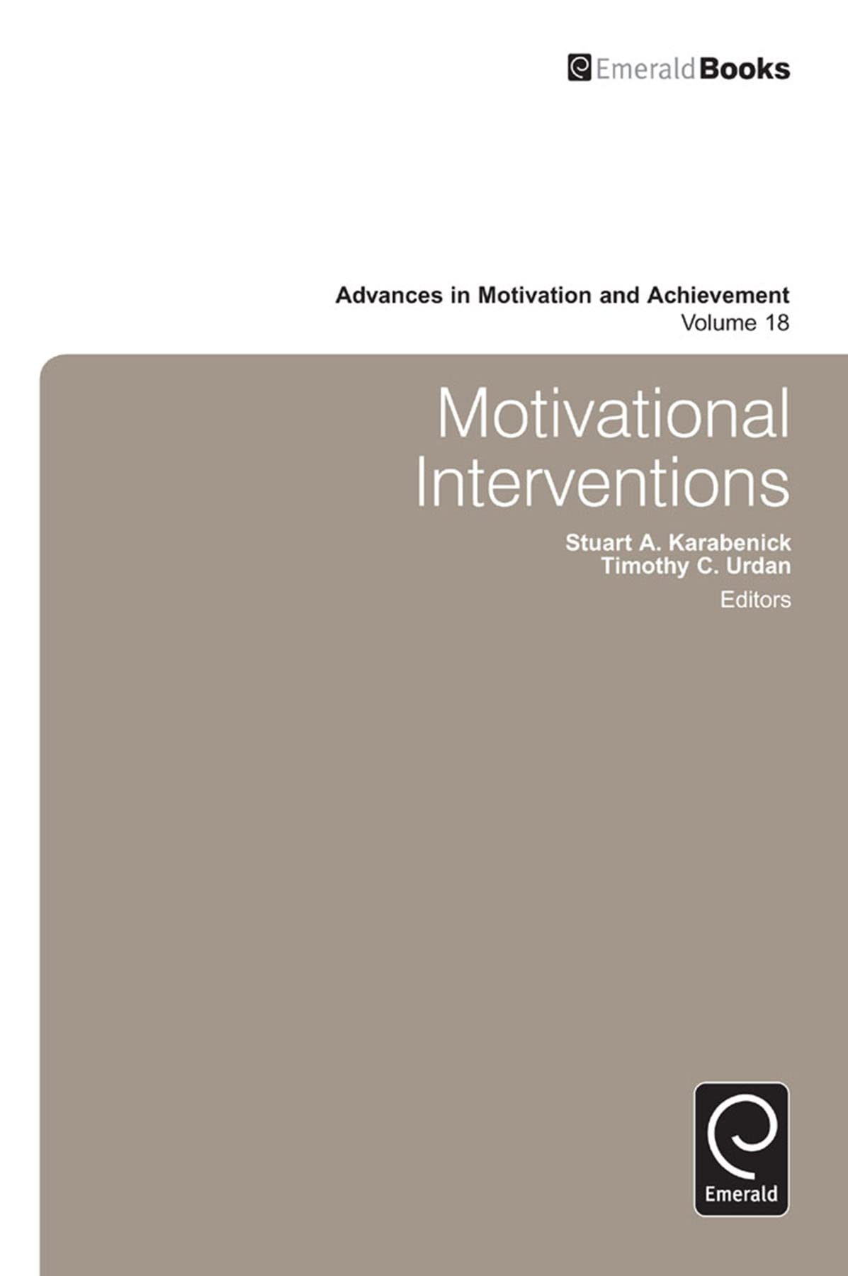 Buy Motivational Interventions (18) (Advances in Motivation and Achievement) — BookShops.in