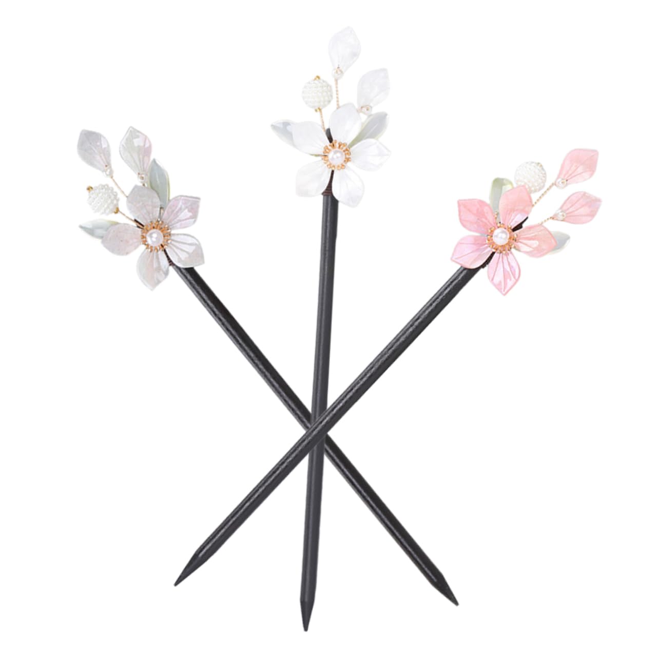 MAGICLULU 15 Piezas horquilla de madera palillos decorativos para el cabello accesorios chinos para el cabello para mujeres hair stick hair topper pasador de pelo decoración palillo de pelo
