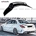 WheelX Rear Spoiler Compatible with 2015-2021 Mercedes Benz W205 C-Class, R Style Duckbill Fits for C63 C160 C180 C200 C250 C300 C400 C450 Sedan, Trunk Tail Deck Lid Splitter Wing Lip (Glossy Black)
