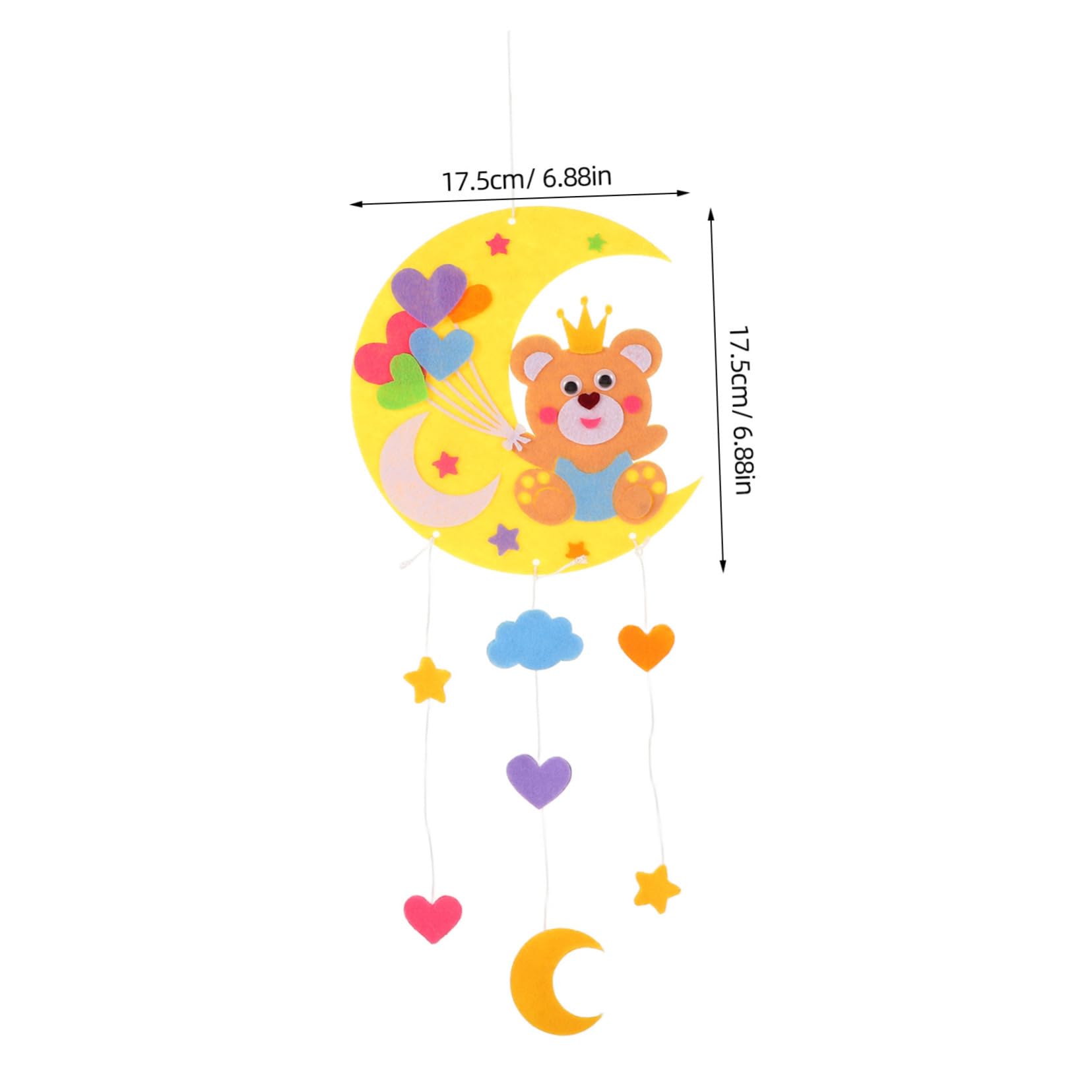 BCOATH 1set Dream Catcher Making Kit Creative Hanging Dreamcatchers for Boy Girl Engaging Craft Material Fun Wall Art Decoration for Boys and Girls for Cognitive Development