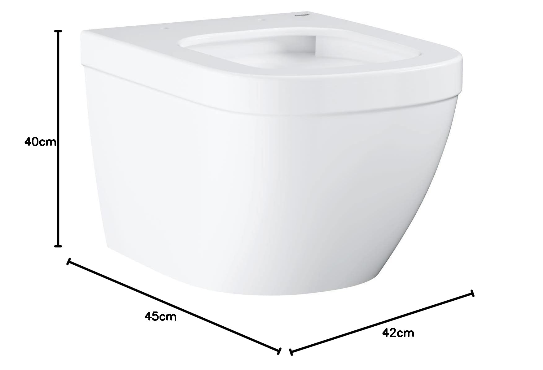 GROHE Euro Keramik 39206000 WC mural compact Blanc alpin