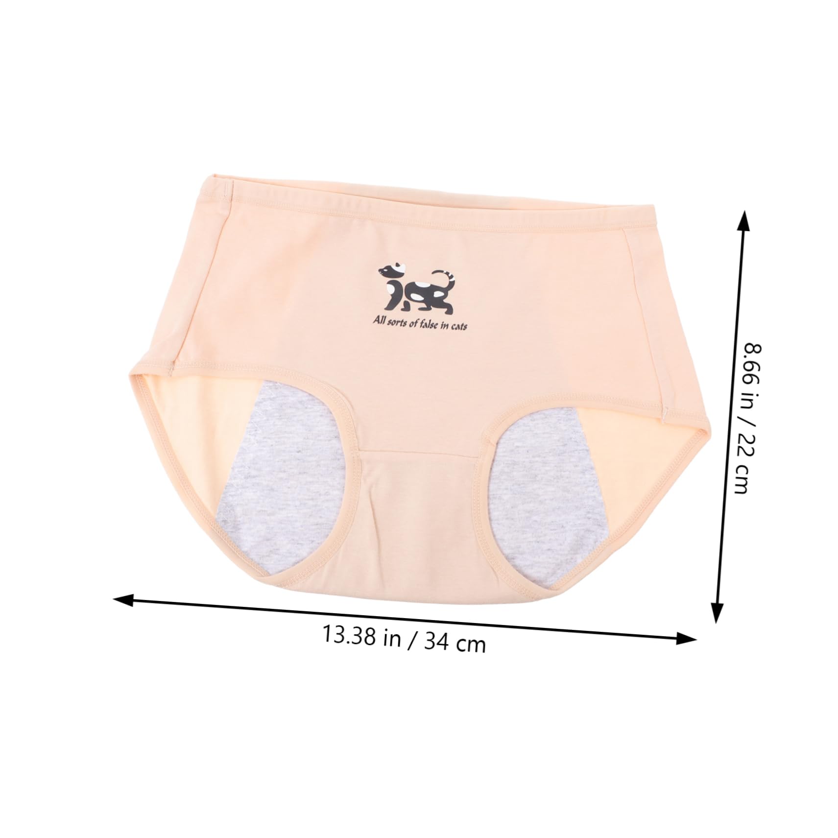 COLLBATH Bragas Menstruales Ropa Interior para Mujeres Ropa Interior para Chicas Adolescentes De Sangrado Posparto Menstrual Bragas De Algodon Spandex