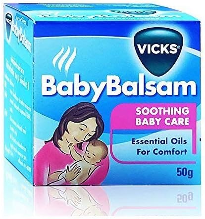 Vicks Vaporub Baby Balsam Soothing Baby Care Essential Oil For Comfort,50g