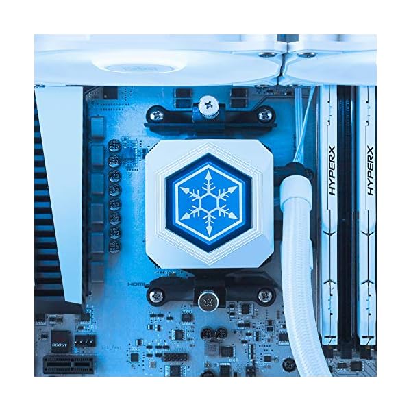 SilverStone Technology PF360W-ARGB, Blanco, LGA1700, AM4, 360mm, Refrigerador líquido Todo en uno de Primera Calidad con iluminación ARGB, SST-PF360W-ARGB-V2 - Image 5