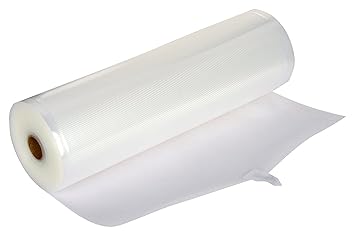 SAQ Food Grade, BPA free, Microwaveable, Vacuum Roll With 80-85 Micron Thickness (22cm x 15Mtr)