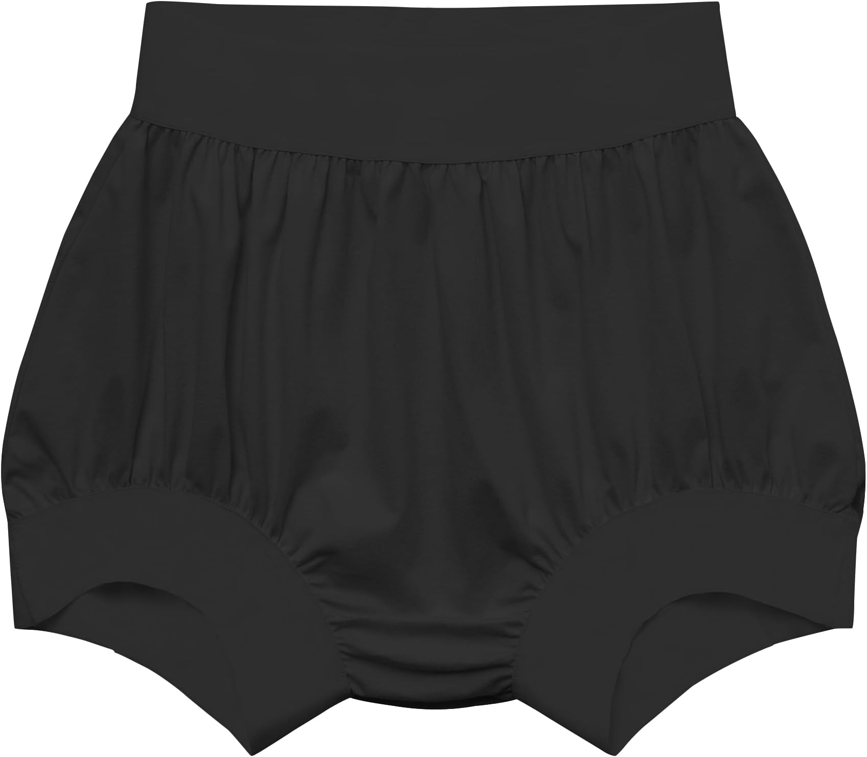 EEOST Adult Plastic Pants Diaper Cover(Black, 2XL)