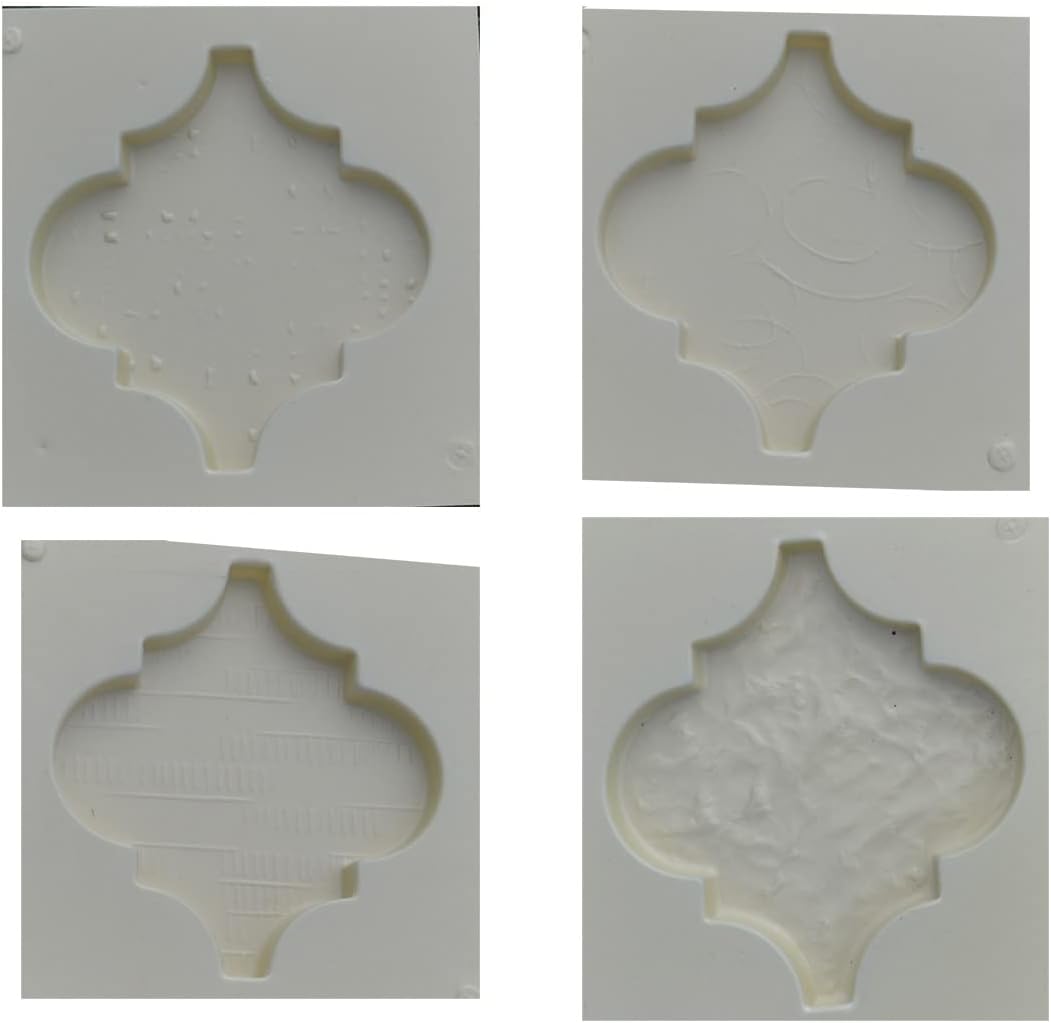 SvitMolds Molds DIY Set 16 pcs Molds Plaster Concrete Tiles Wall Tiles Modern Decor Wall Stone Form W20