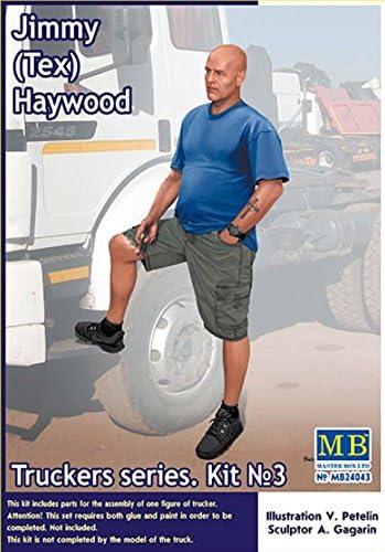 Master Box Scale Model KIT Truckers Series. Jimmy (TEX) Haywood 1/24 24043