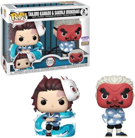 Funko Pop Animation Tanjiro Kamado & Sakonji Urokodaki image 4