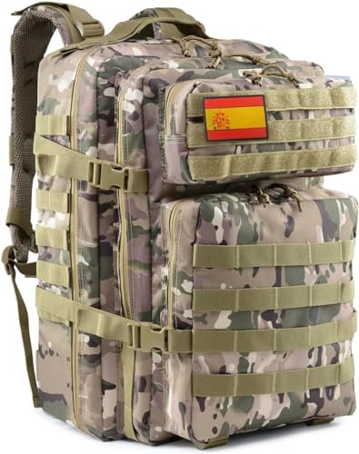 Delgeo Mochila Tácticas Militar, 45l Gran Capacidad Mochila Crossfit, Plegable Impermeable Mochila Supervivencia, Montañismo,Senderismo,Trekking,Acampada,Aventura O Viajes. Delgeo Mochila Tácticas Militar, 45l Gran Capacidad Mochila Crossfit, Plegable Impermeable Mochila Supervivencia, Montañismo,Senderismo,Trekking,Acampada,Aventura O Viajes.