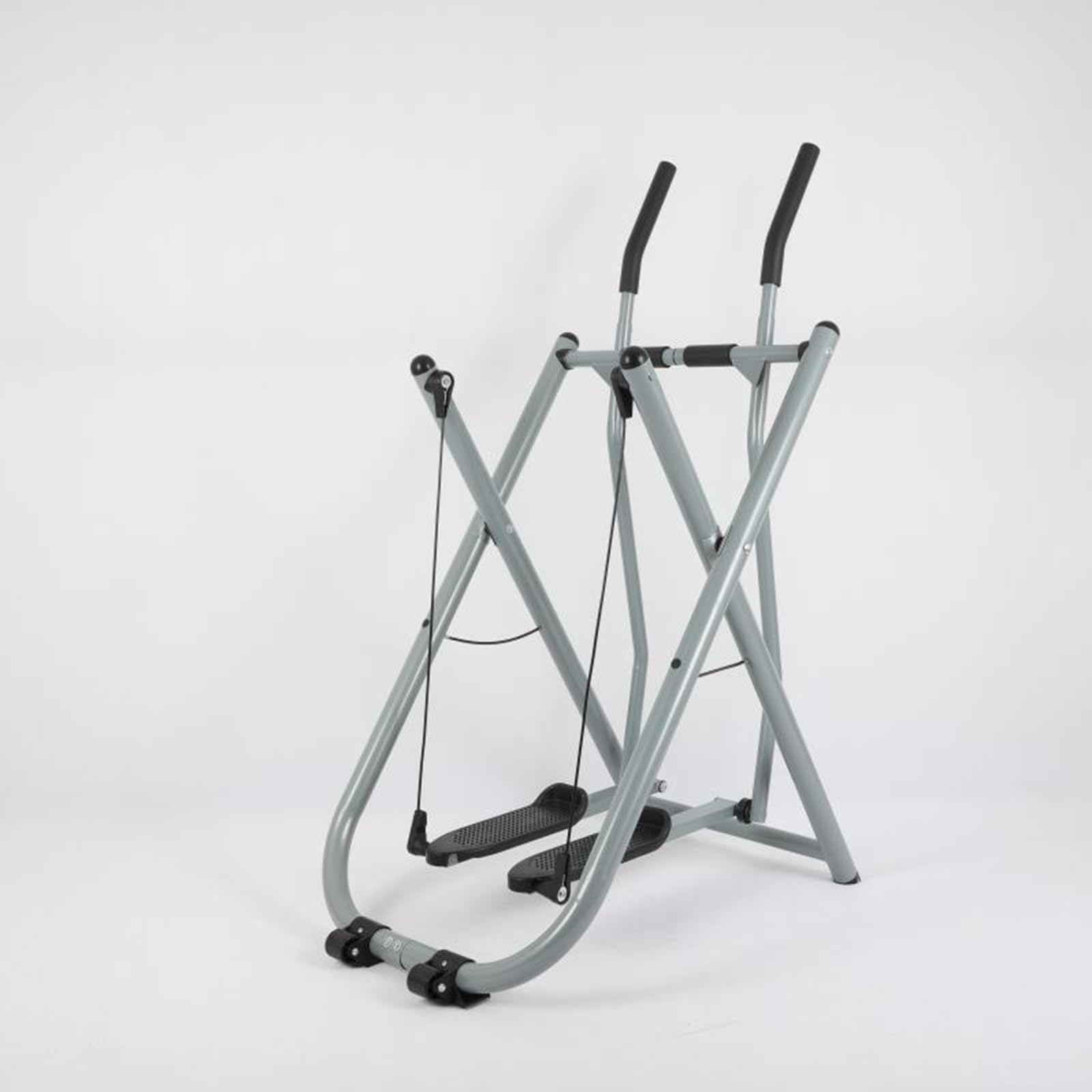 Bicicletta ellittica pieghevole, resistenza magnetica a 5 livelli, max 119,7 kg, allenamento cardio domestico per esercizi a basso impatto