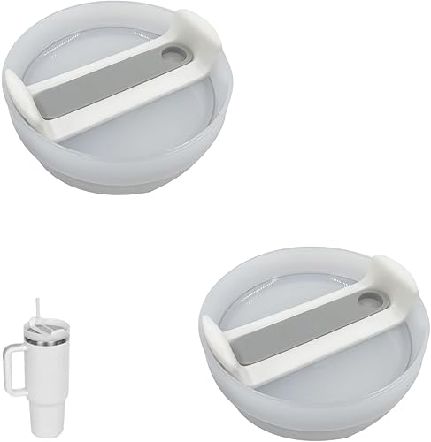 Tapas de vaso de 40 onzas para copa Stanley, paquete de 2 tapas de repuesto para Stanley Adventure Quencher, tapas de vaso de repuesto a prueba de