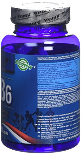 Victory Endurance MG B6 (90 Gélules) Magnésium et Vitamine B6 - contribuent à la réduction de la fatigue musculaire. Idéal pour sportifs et personnes actives. – Image 3