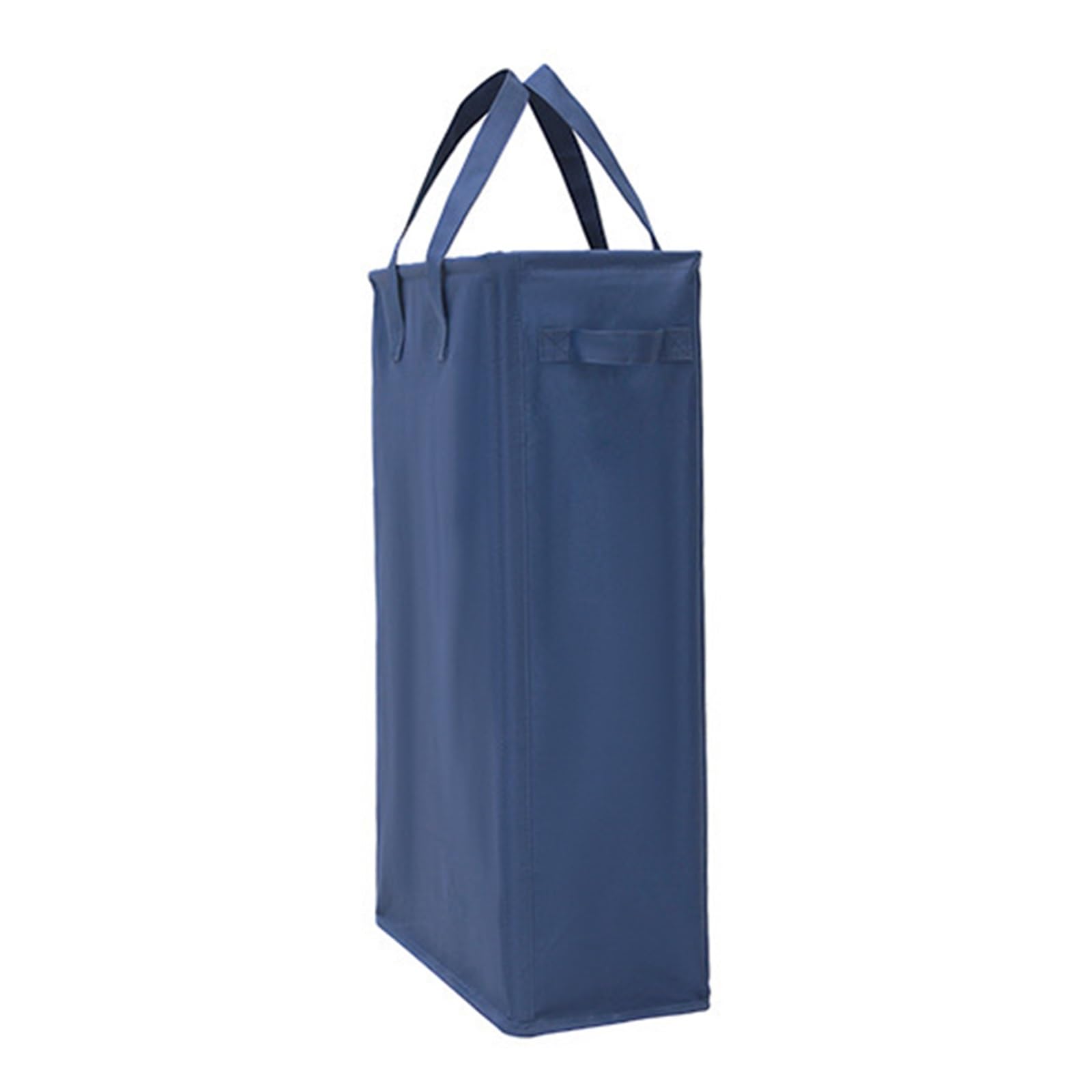 Fabric laundry hamper Laundry Basket Dirty Clothes With Handles Foldable For for Family(Blue)