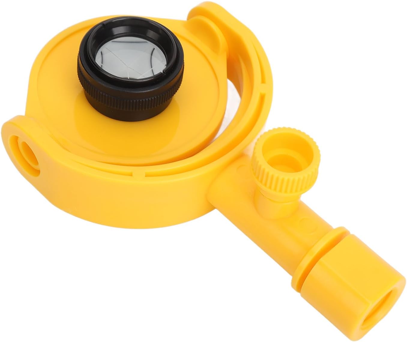 EVGATSAUTO Single Tilt Prism ABS Plastic Land Surveying Prism with Brass Threaded Adapter for Total Station Accessories Survey Equipment
