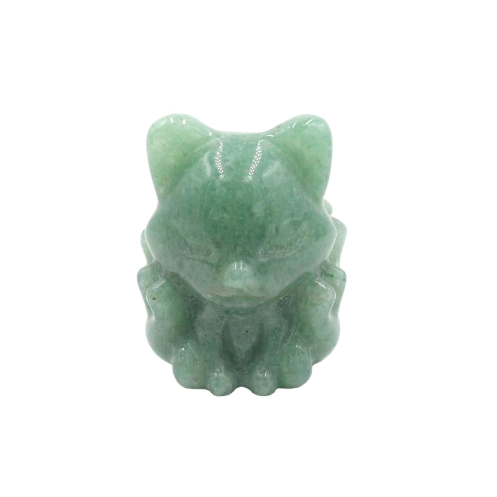 Zicnjodye 1pc Natural Stone Fox Shape Ornament