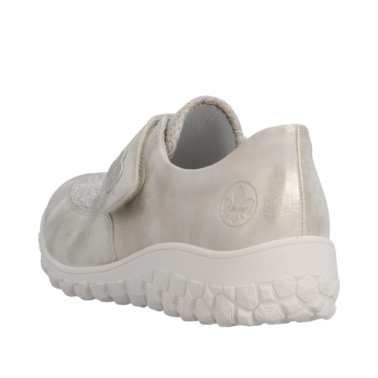 Rieker Halbschuhe Klett Weite H Gold