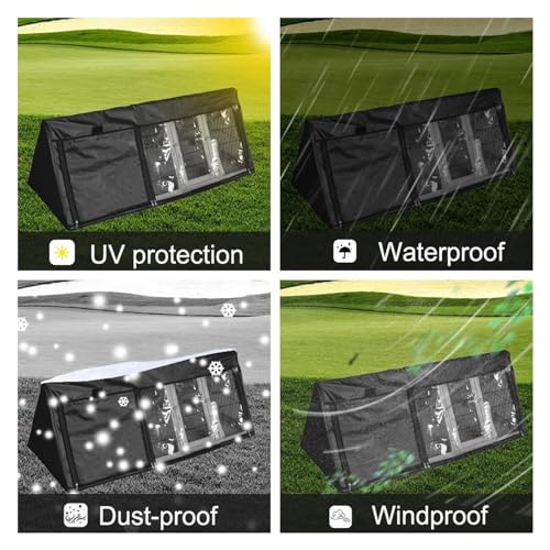 Couverture de clapier à lapin bâche de protection table de jardin étanche grise - 8