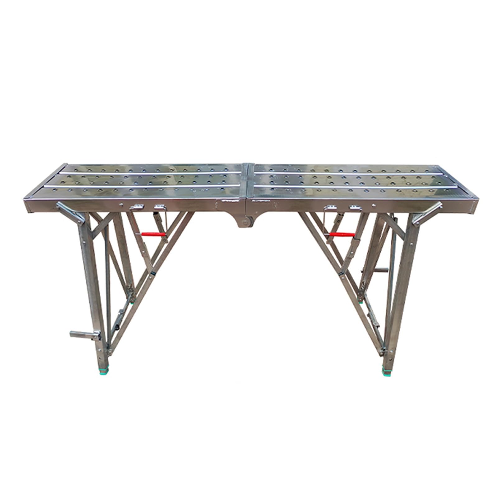 Sgabello Pieghevole For,pieghevole In Ferro, Impalcatura Portatile Regolabile, For Decorazione Domestica, Pittura Murale, Può Sopportare 250 Kg/551 Libbre(160x40cm)