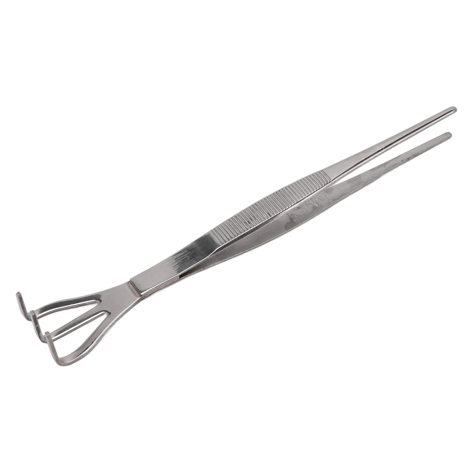 Bonsai Root Rake, Loosen Soil Rust Proof 3 Prong Root Rake for Potted Plant (Straight)