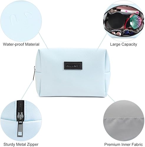 Miniatura 5 de Bolsa de maquillaje, Flor rosa, Bolsa de maquillaje