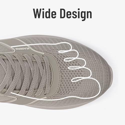 Image of ITAZERO Men's Wide Toe Box Wide Width Hands-Free Slip-On Shoes, Walking Sneakers with Arch Support for Plantar Fasciitis, Diabetic Swollen Feet