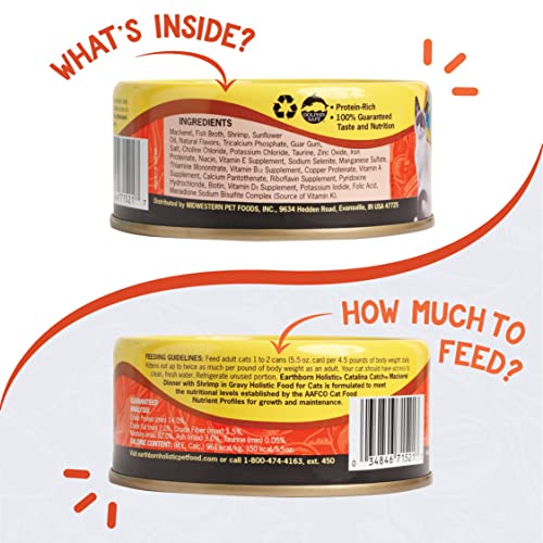 Earthborn Holisitc Catalina Catch Grain-Free Moist Cat Food #TOP1