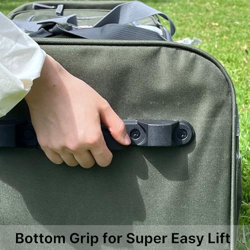 Olympia U.S.A. 29 inch Jumbo Size 8 Pockets Wheeled Rolling Duffel Bag Water Resistant Luggage Lightweight Travel Suitcase with Retractable Handle4