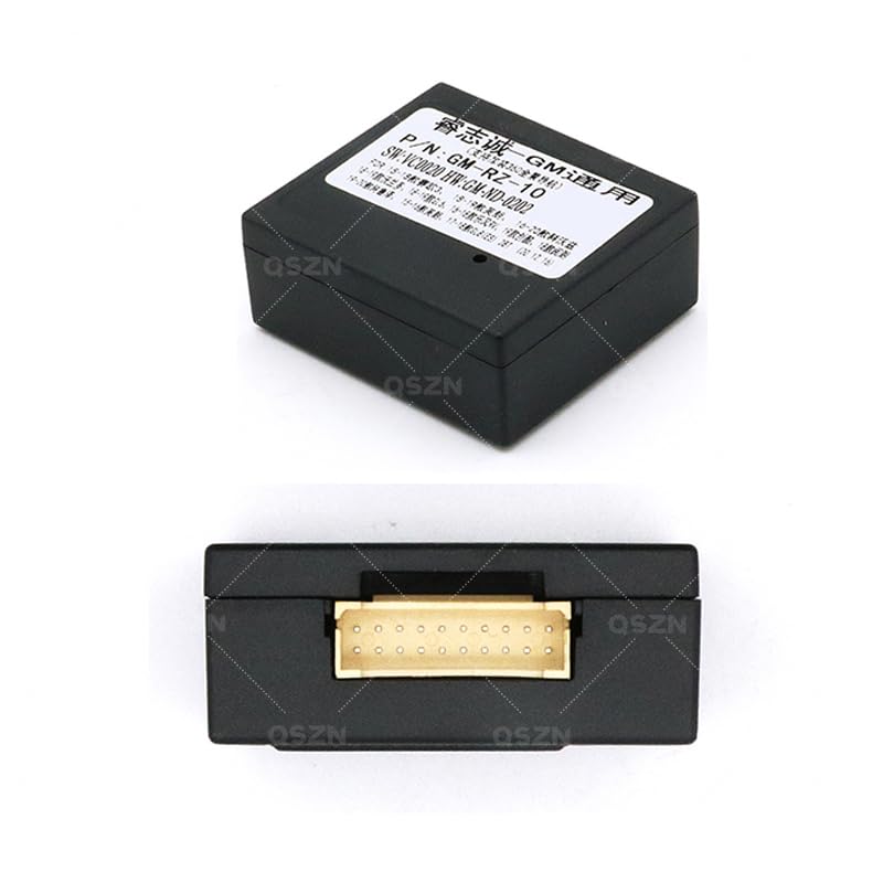 Qiegħ view of the GM-RZ-10 Canbus Box showing connector