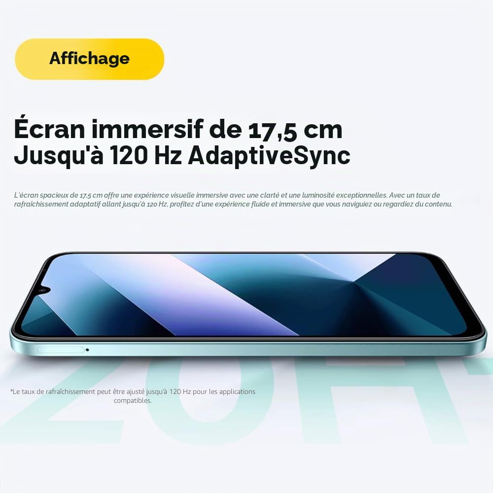 XIAOMI POCO C85, Smartphone 8+256 Go, écran 6,9 Pouces 120 Hz, Design 7,99 mm, MediaTek Helio G81-Ultra Octa-Core, Double caméra 50 MP avec IA, 6000 mAh, Noir (avec Chargeur Inclus