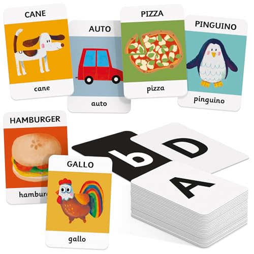 HEADU - Vitamine Spiel Schreiben und Lesen 100 Wörter - 105 Karten und 7 Spiele | Illustrierte Karten zum Lesen und Schreiben Lernen, Lernspiel Kinder 4-7 Jahre, Geschenkidee Weihnachten Ostern